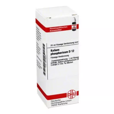 KALIUM PHOSPHORICUM D 12 Razrjeđenje, 20 ml KALIUM PHOSPHORICUM D 12 Razrjeđenje, 20 ml