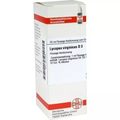LYCOPUS VIRGINICUS D 3 razrjeđenje, 20 ml