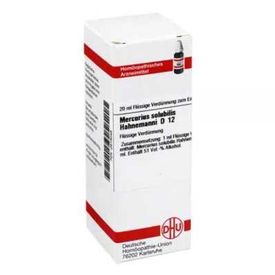 MERCURIUS SOLUBILIS Hahnemanni D 12 razrjeđenje, 20 ml MERCURIUS SOLUBILIS Hahnemanni D 12 razrjeđenje, 20 ml