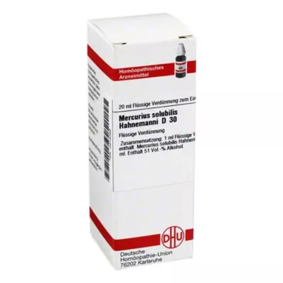 MERCURIUS SOLUBILIS Hahnemanni D 30 razrjeđenje, 20 ml MERCURIUS SOLUBILIS Hahnemanni D 30 razrjeđenje, 20 ml