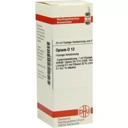 OPIUM D 12 Razrjeđenje, 20 ml