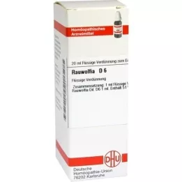 RAUWOLFIA D 6 Razrjeđenje, 20 ml