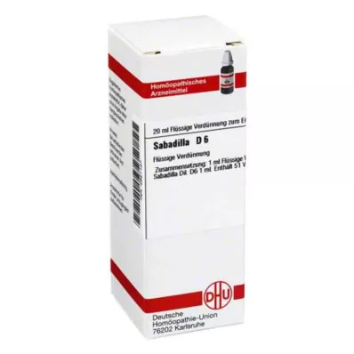 SABADILLA D 6 Razrjeđenje, 20 ml SABADILLA D 6 Razrjeđenje, 20 ml