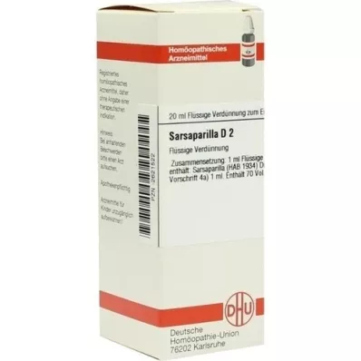 SARSAPARILLA D 2 razrjeđenje, 20 ml