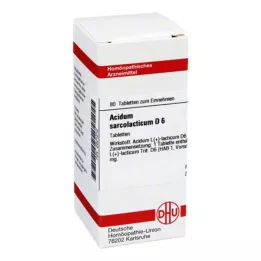 ACIDUM SARCOLACTICUM D 6 tableta, 80 kom