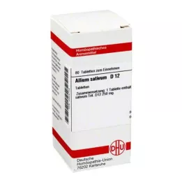 ALLIUM SATIVUM D 12 tableta, 80 kom