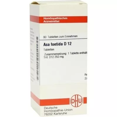 ASA FOETIDA D 12 tableta, 80 kom