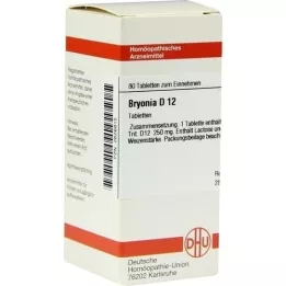 BRYONIA D 12 tableta, 80 kom