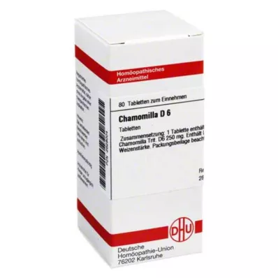 CHAMOMILLA D 6 tableta, 80 kom
