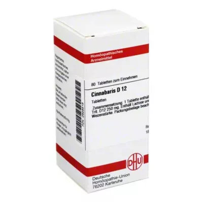 CINNABARIS D 12 tableta, 80 kom CINNABARIS D 12 tableta, 80 kom