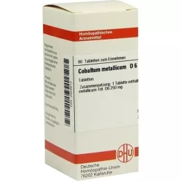 COBALTUM METALLICUM D 6 tableta, 80 kom