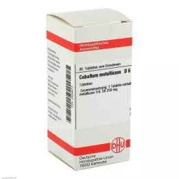 COBALTUM METALLICUM D 6 tableta, 80 kom
