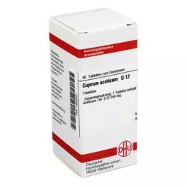 CUPRUM ACETICUM D 12 tableta, 80 kom