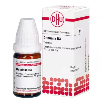 DAMIANA D 3 tablete, 80 kom DAMIANA D 3 tablete, 80 kom