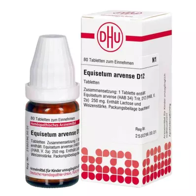 EQUISETUM ARVENSE D 12 tableta, 80 kom EQUISETUM ARVENSE D 12 tableta, 80 kom