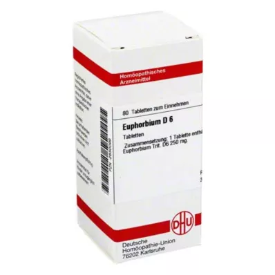 EUPHORBIUM D 6 tableta, 80 kom