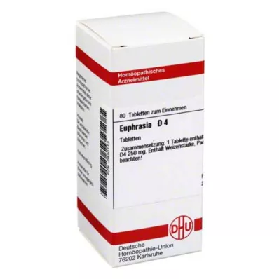 EUPHRASIA D 4 tablete, 80 kom