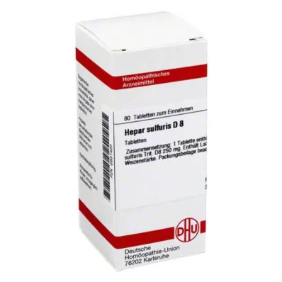 HEPAR SULFURIS D 8 tableta, 80 kom