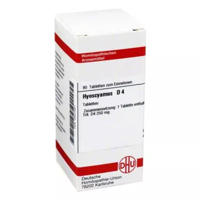 HYOSCYAMUS D 4 tablete, 80 kom