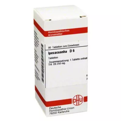 IPECACUANHA D 6 tableta, 80 kom
