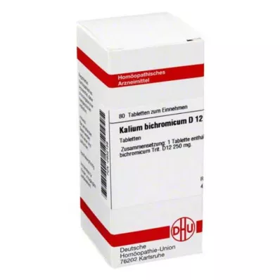 KALIUM BICHROMICUM D 12 tableta, 80 kom