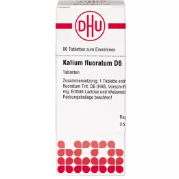 KALIUM FLUORATUM D 6 tableta, 80 kom