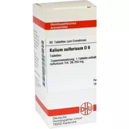 KALIUM SULFURICUM D 6 tableta, 80 kom