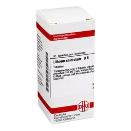 LITHIUM CHLORATUM D 6 tableta, 80 kom