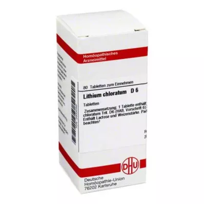 LITHIUM CHLORATUM D 6 tableta, 80 kom LITHIUM CHLORATUM D 6 tableta, 80 kom
