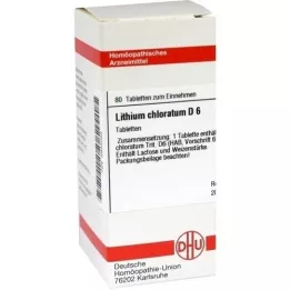 LITHIUM CHLORATUM D 6 tableta, 80 kom