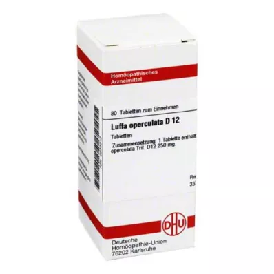 LUFFA OPERCULATA D 12 tableta, 80 kom LUFFA OPERCULATA D 12 tableta, 80 kom