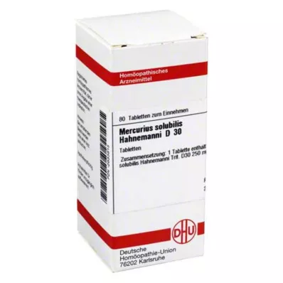 MERCURIUS SOLUBILIS Hahnemanni D 30 tableta, 80 kom MERCURIUS SOLUBILIS Hahnemanni D 30 tableta, 80 kom