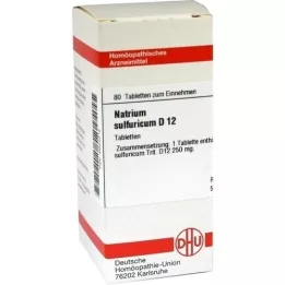 NATRIUM SULFURICUM D 12 tableta, 80 kom