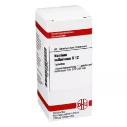 NATRIUM SULFURICUM D 12 tableta, 80 kom