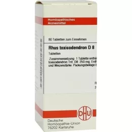 RHUS TOXICODENDRON D 8 tableta, 80 kom