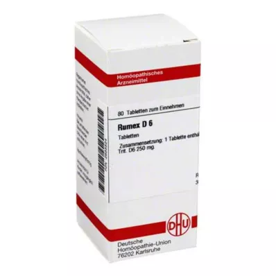 RUMEX D 6 tableta, 80 kom RUMEX D 6 tableta, 80 kom