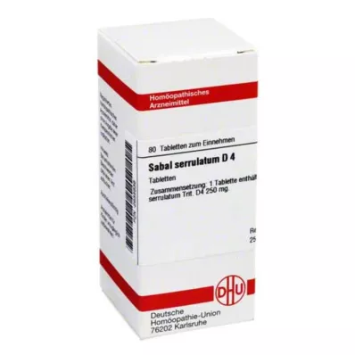 SABAL SERRULATUM D 4 tablete, 80 kom SABAL SERRULATUM D 4 tablete, 80 kom