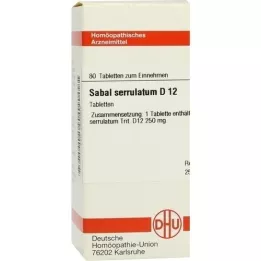 SABAL SERRULATUM D 12 tableta, 80 kom