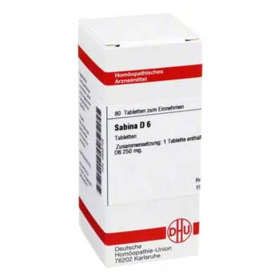 SABINA D 6 tableta, 80 kom