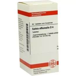 SALVIA OFFICINALIS D 4 tablete, 80 kom