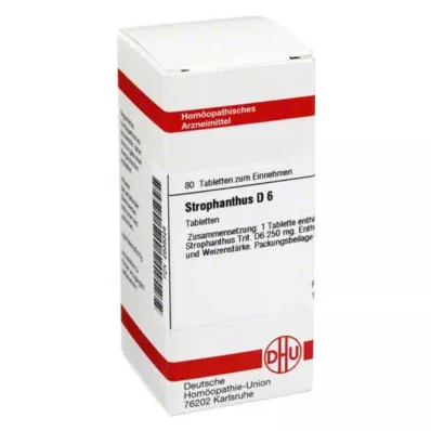 STROPHANTHUS D 6 tableta, 80 kom