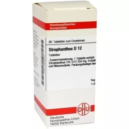 STROPHANTHUS D 12 tableta, 80 kom