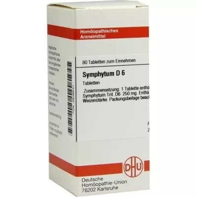 SYMPHYTUM D 6 tableta, 80 kom