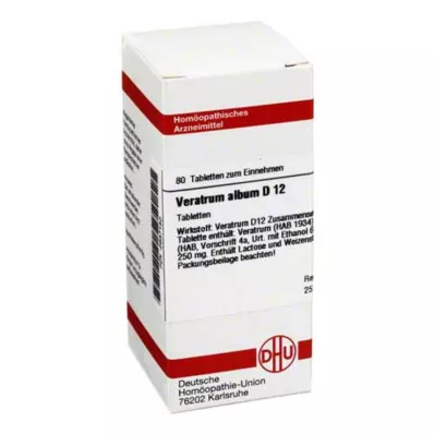 VERATRUM ALBUM D 12 tableta, 80 kom