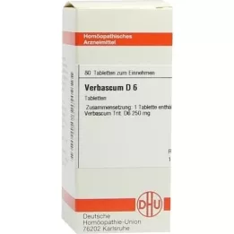 VERBASCUM D 6 tableta, 80 kom