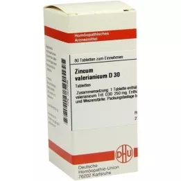 ZINCUM VALERIANICUM D 30 tableta, 80 kom