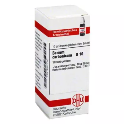 BARIUM CARBONICUM D 10 globula, 10 g