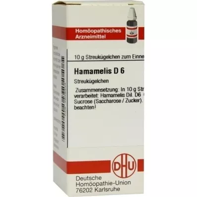 HAMAMELIS D 6 globula, 10 g