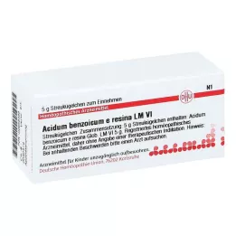 ACIDUM BENZOICUM i smola LM VI globule, 5 g