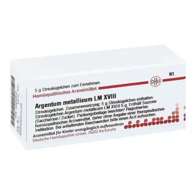 ARGENTUM METALLICUM LM XVIII Globule, 5 g